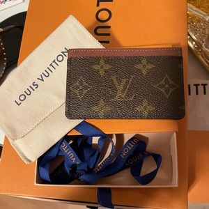 Authentic Louis Vuitton monogram card holder